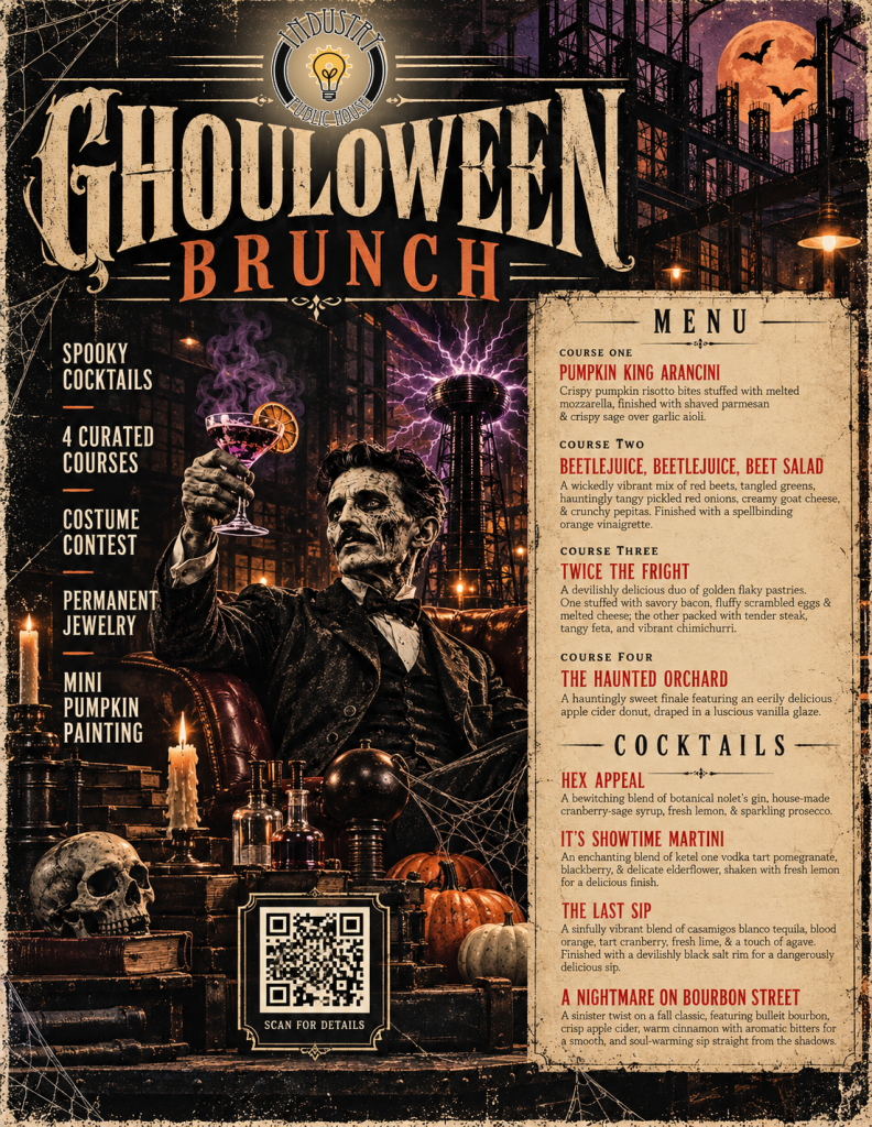 Lawrenceville Ghouloween Brunch event poster
